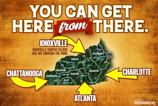 How to Get to Asheville from all the neighboring states