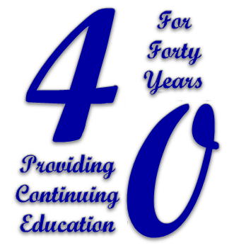 37 Years of Providing Continuing Education